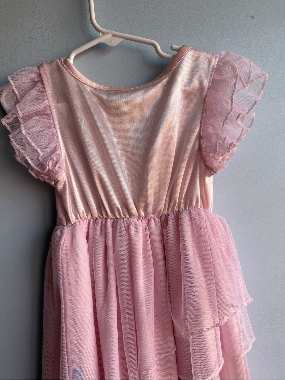 Girls' Pink Character Flutter-Sleeve Nightgown Size 4T - Picture 9 of 12